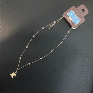 Gold Turtle Necklace